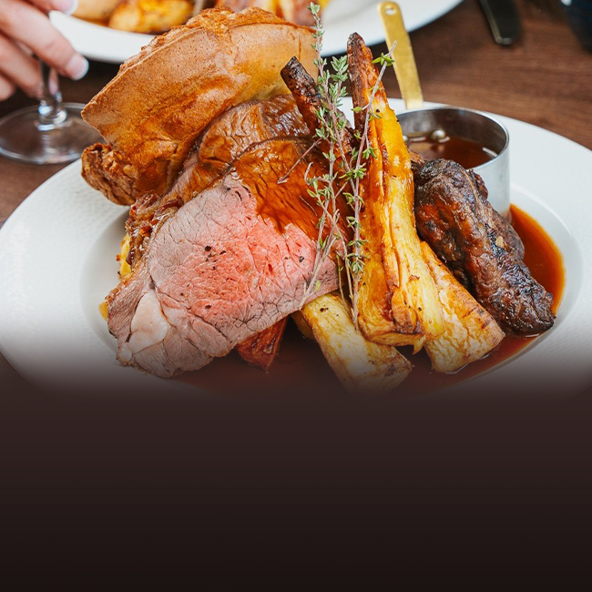 Sunday menu at The Wavendon Arms