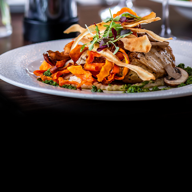 Vegan menu at The Wavendon Arms