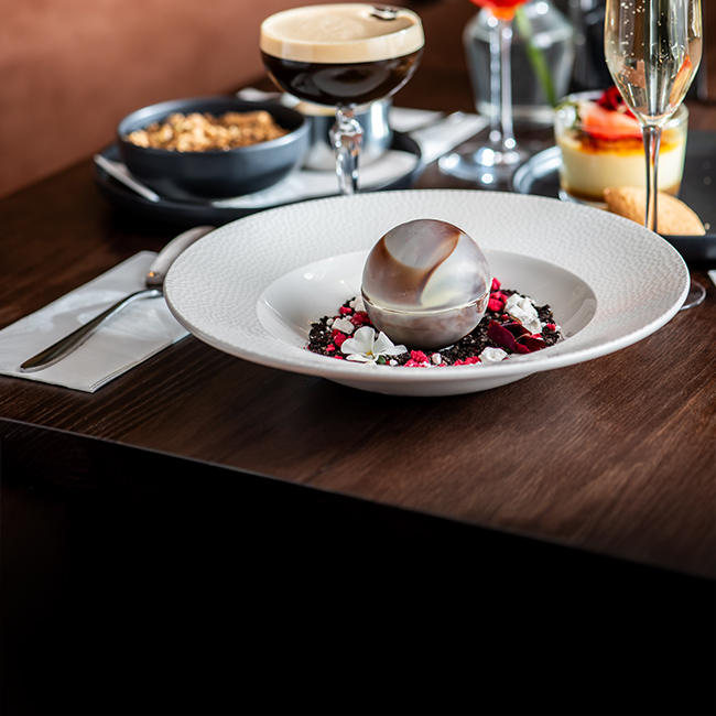 Dessert menu at The Wavendon Arms